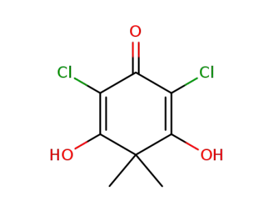 2,6-dichloro-3,5-dihydroxy-4,4-dimethyl-2,5-cyclohexadienone